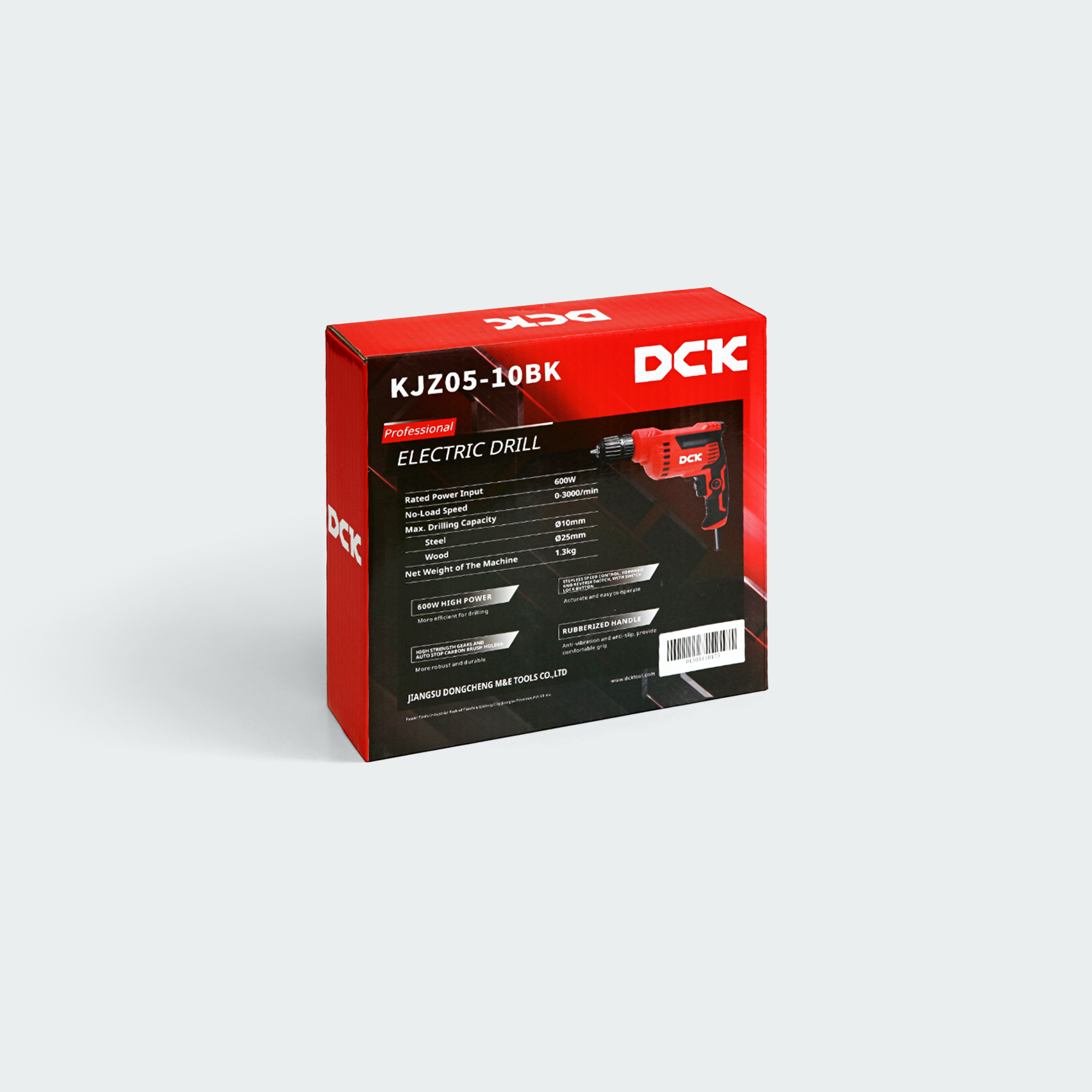 DCK Electric Drill 600W - Steel/Wood