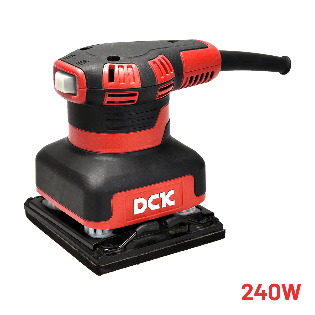 DCK Orbital Sander 240W and Dust Proof Rocker Switch