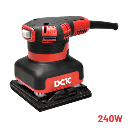 DCK Orbital Sander 240W and Dust Proof Rocker Switch