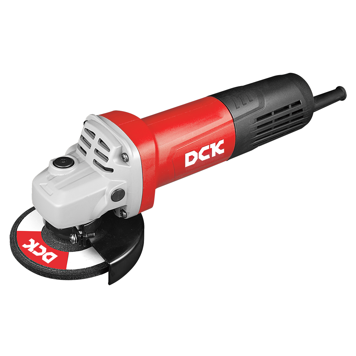DCK Angle Grinder 4'' 820W with Auto-Stop Carbon Brush, Slim Body, Labyrinth Dus