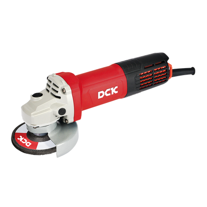 DCK Angle Grinder 4'' 1100W with Slim Body, Auto-Stop Carbon brush, Dust-proof F