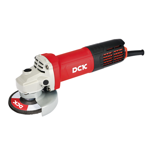 DCK Angle Grinder 4'' 1100W with Slim Body, Auto-Stop Carbon brush, Dust-proof F