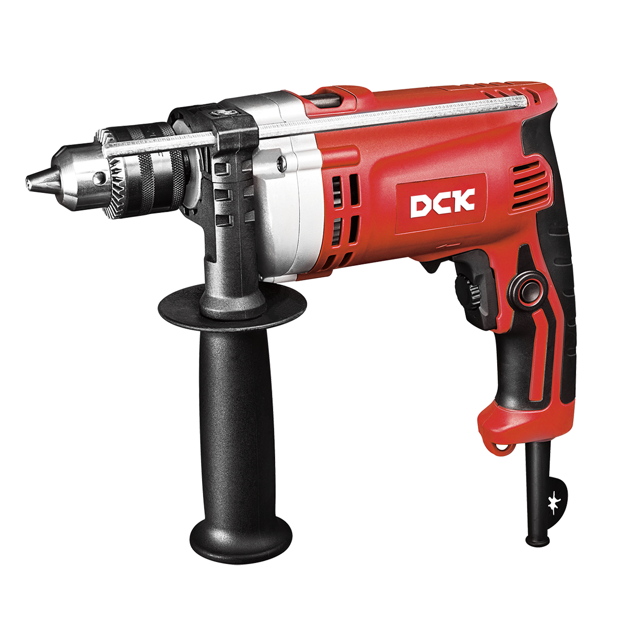 DCK Electric Impact Drill 710W with adjustable speed and two functions (Steel/Concrete/Woo