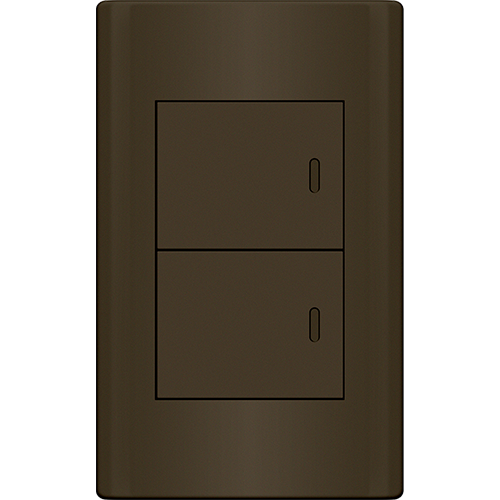 ROYU Plano 2 Gang Switch Set - Dark Gray