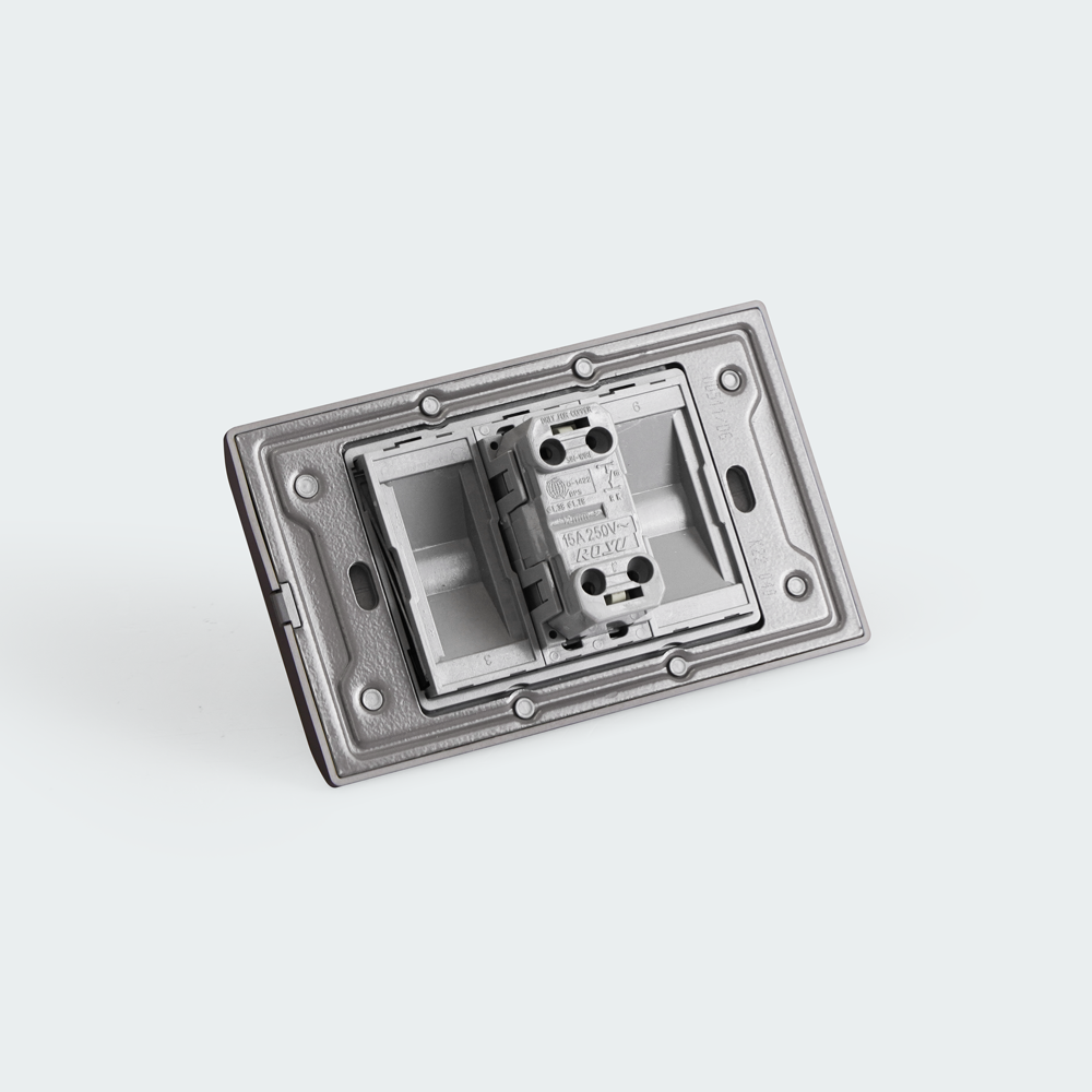 ROYU Plano 1 Gang Switch Set - Dark Gray