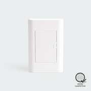 ROYU Plano 1 Gang Switch Set - White