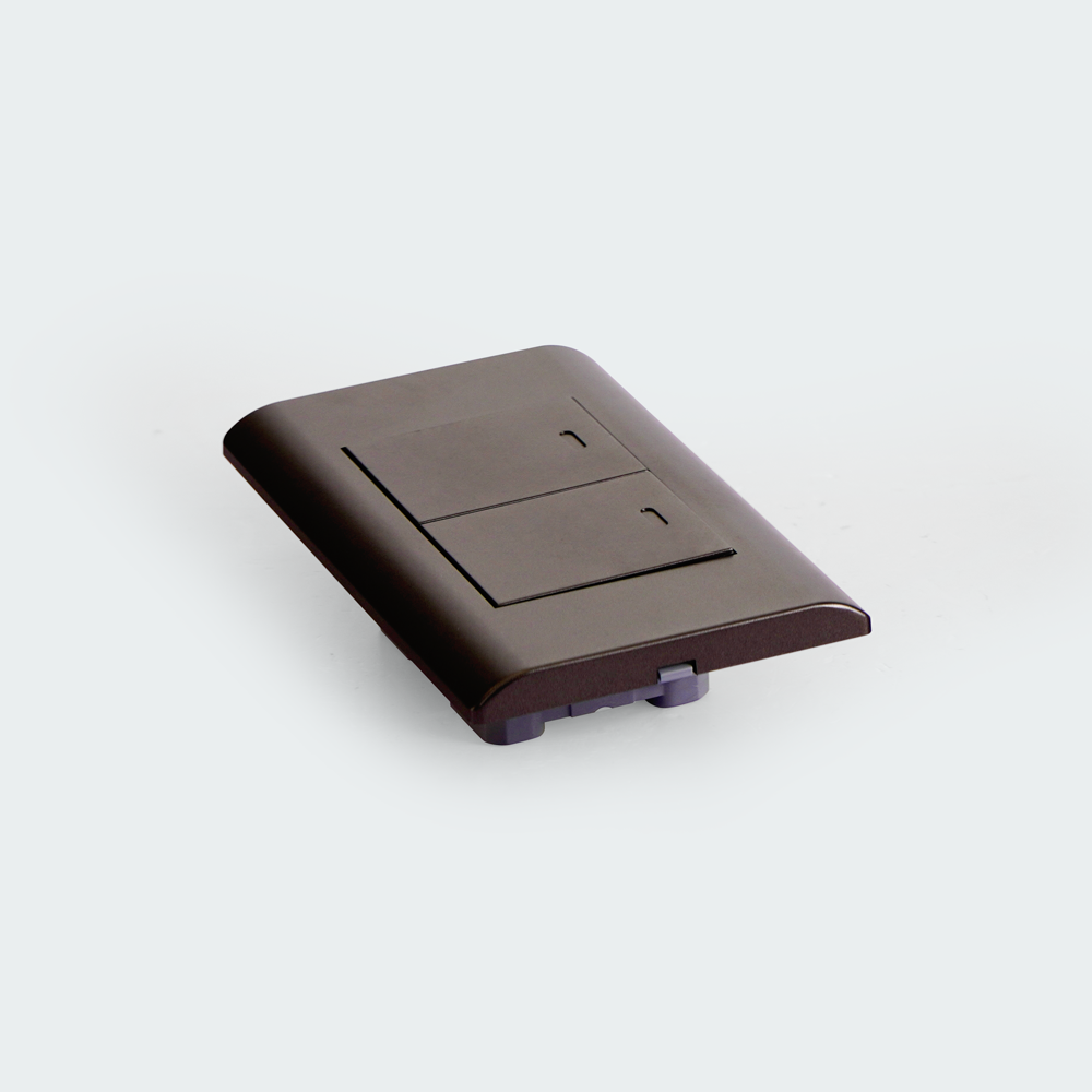 ROYU Plano 2 Gang Switch Set - Dark Gray