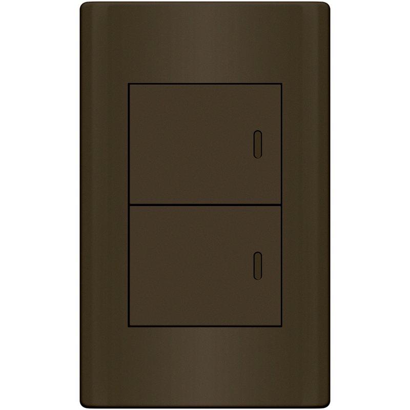 ROYU Plano 2 Gang Switch Set - Dark Gray