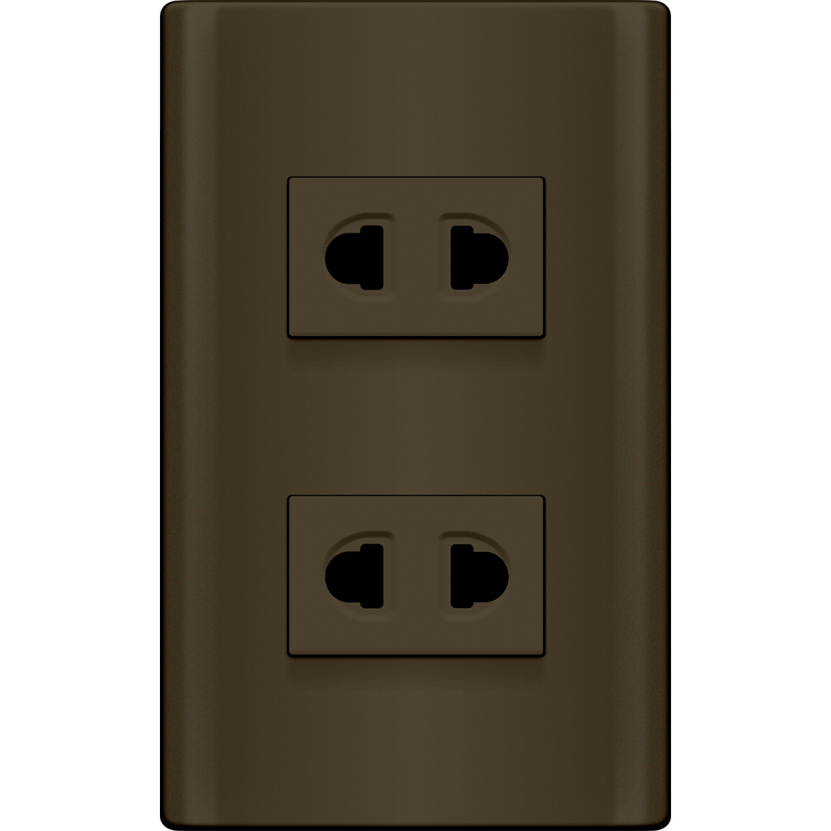 ROYU Plano 2 Gang Outlet Set - Dark Gray