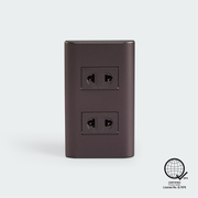 ROYU Plano 2 Gang Outlet Set - Dark Gray