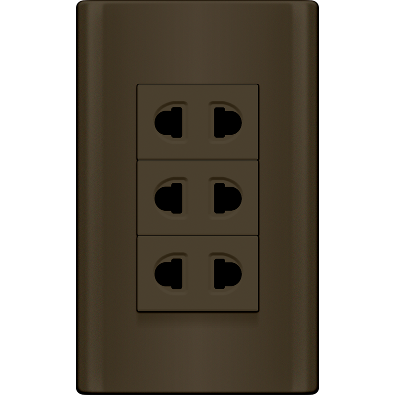 ROYU Plano 3 Gang Outlet Set - Dark Gray