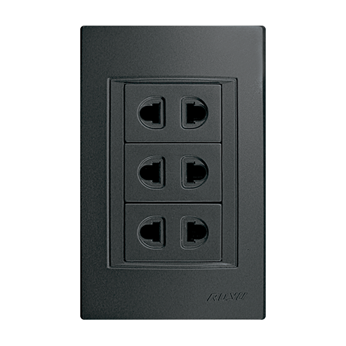 ROYU Modern Series 3-Gang Outlet