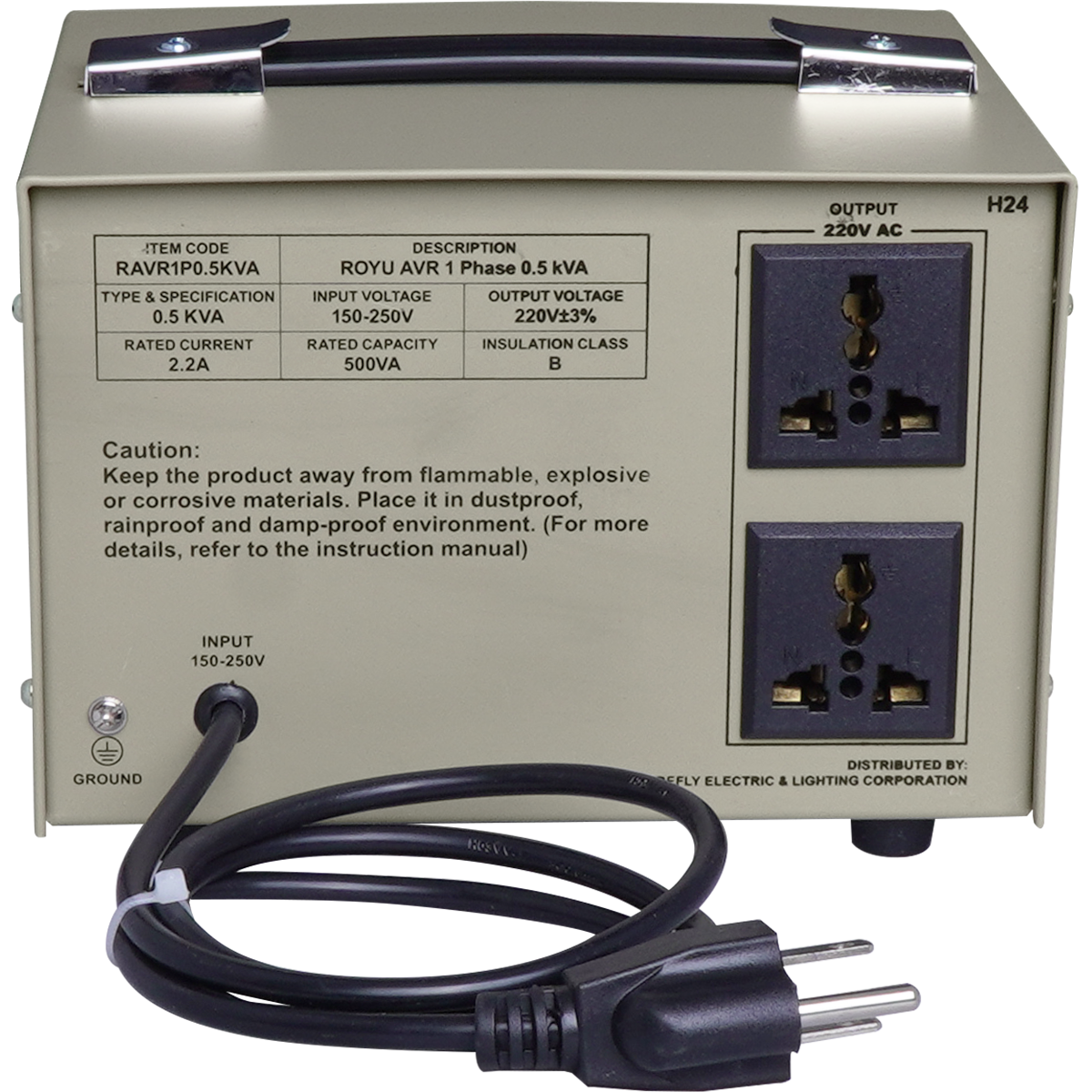 ROYU AVR 1Phase 0.5 kVA