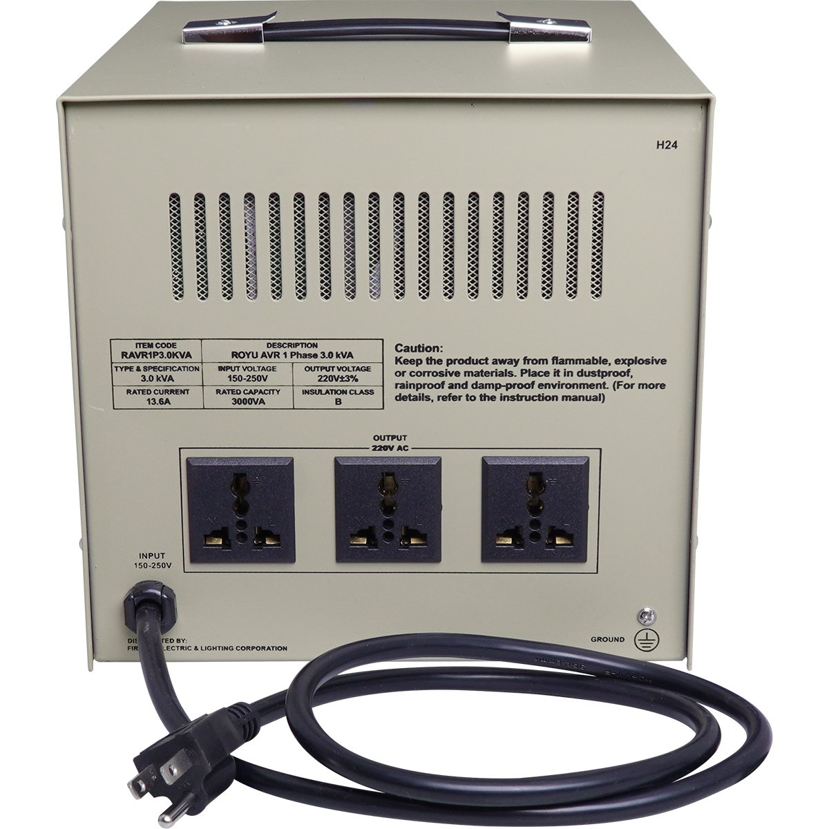 ROYU AVR 1Phase 3.0 kVA