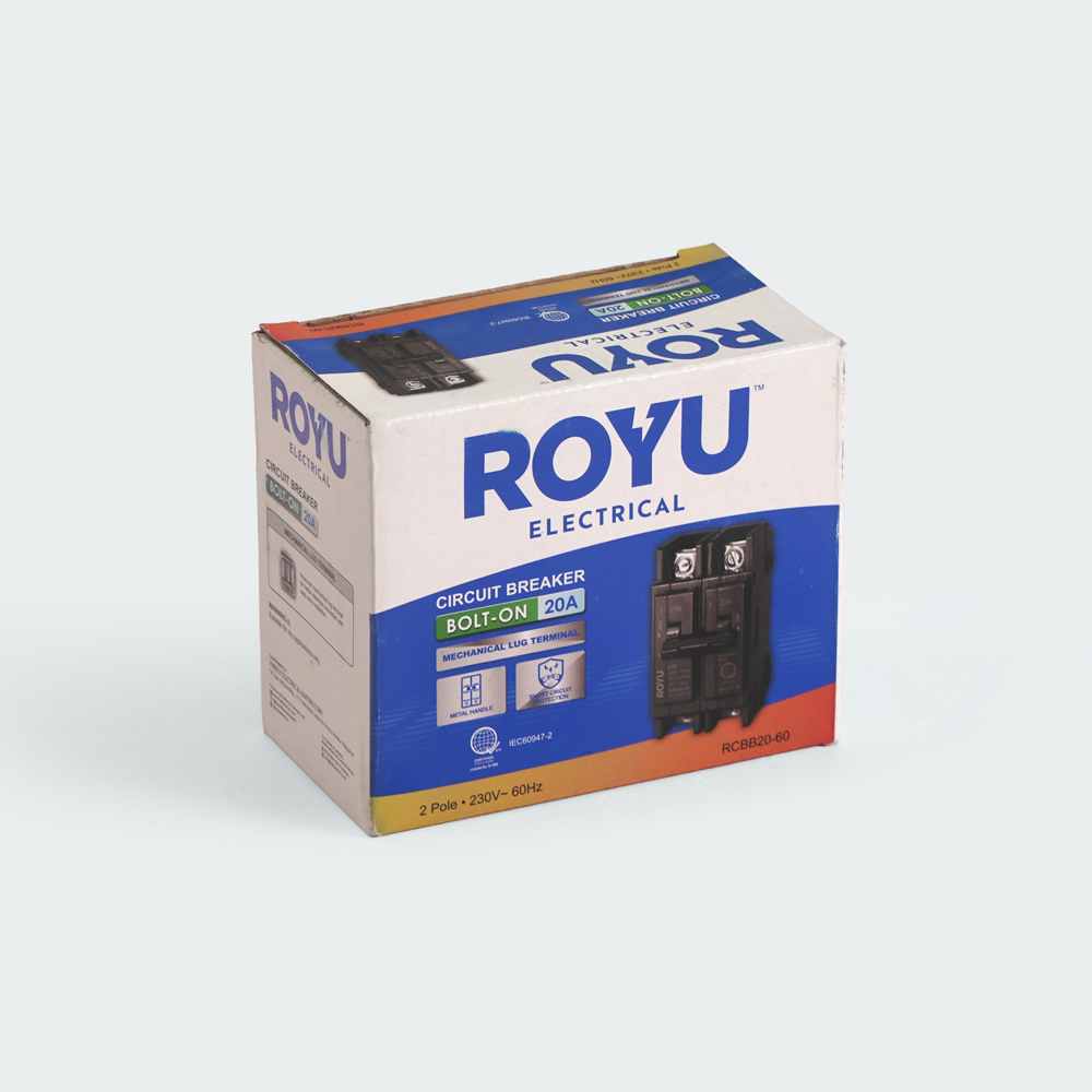 ROYU Circuit Breaker Bolt-On Type 20A