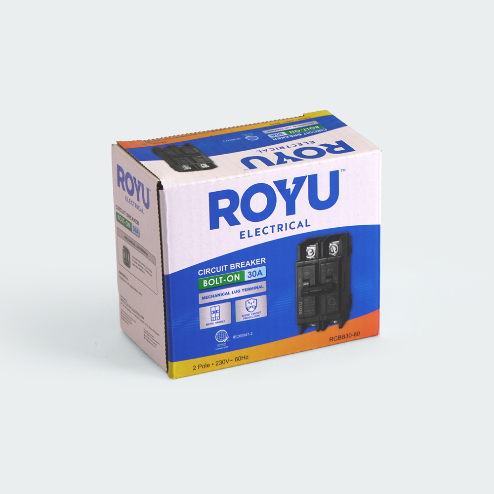 ROYU Circuit Breaker Bolt-On Type 30A