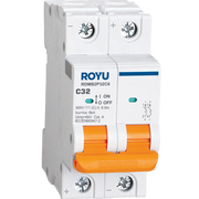 ROYU DC MCB, 2P 32A 500VDC TYPE C 6KA