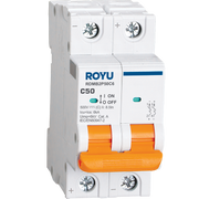 ROYU DC MCB, 2P 50A 500VDC TYPE C 6KA