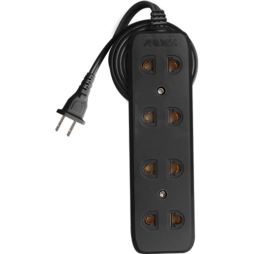 ROYU 4 Gang Universal Outlet Extension Cord
