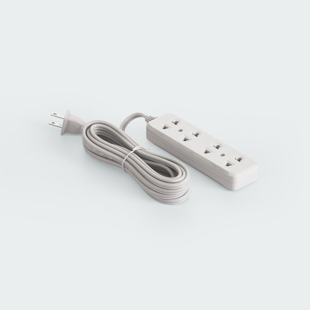 ROYU 4 Gang Universal Outlet Extension Cord