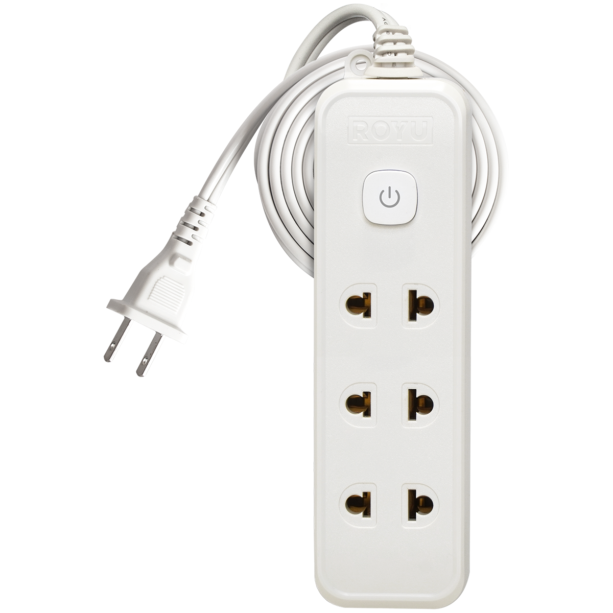 ROYU 3+1 GANG Extension Cord with Push Button Switch (9M Extension)