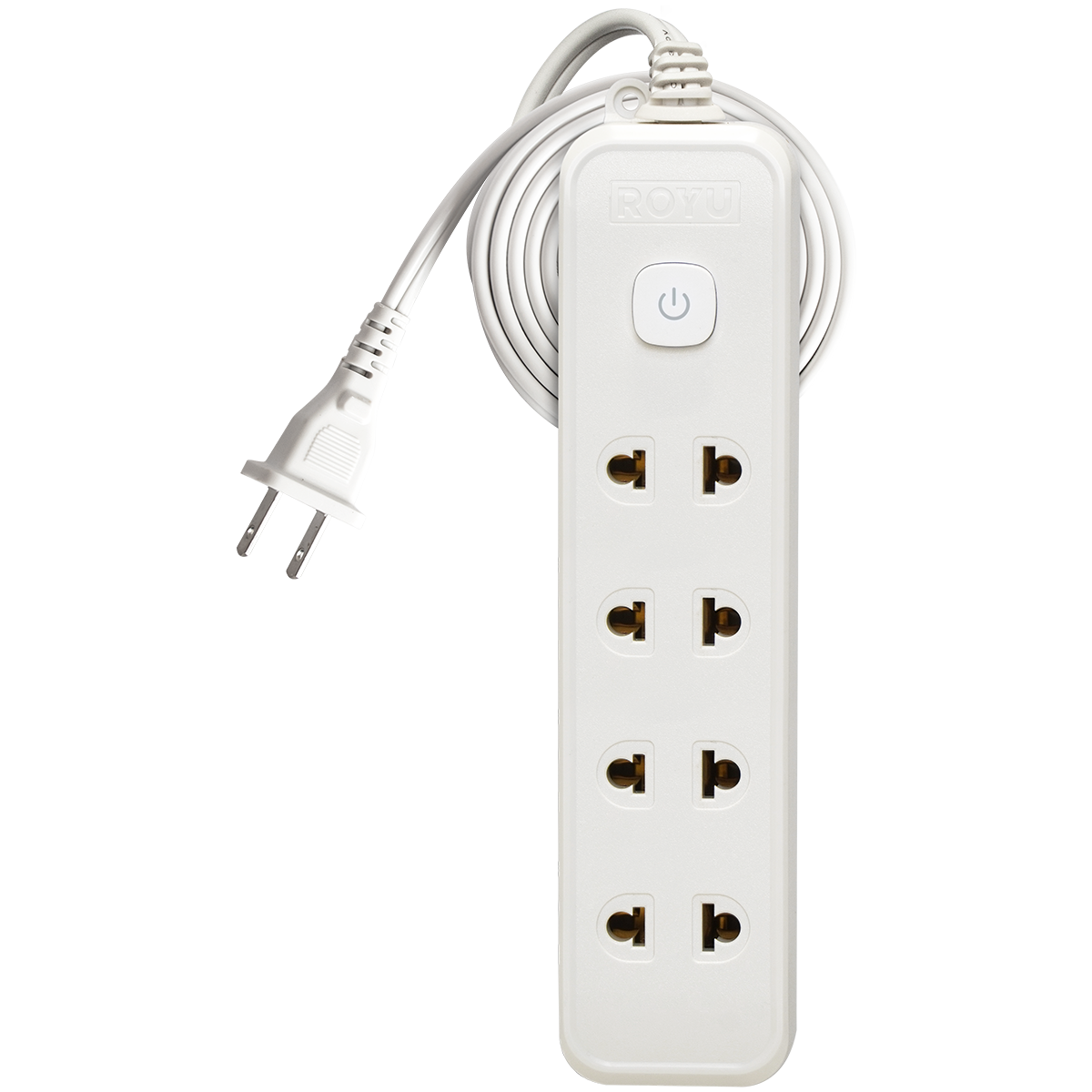 ROYU 4+1 GANG Extension Cord with Push Button Switch (6M Extension)