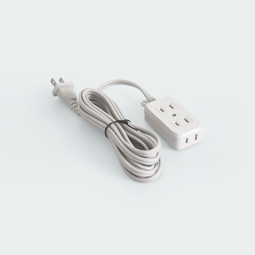 ROYU 2 + 1 Gang Flat Pin Outlet