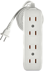 ROYU 4 + 1 Gang Flat Pin Outlet