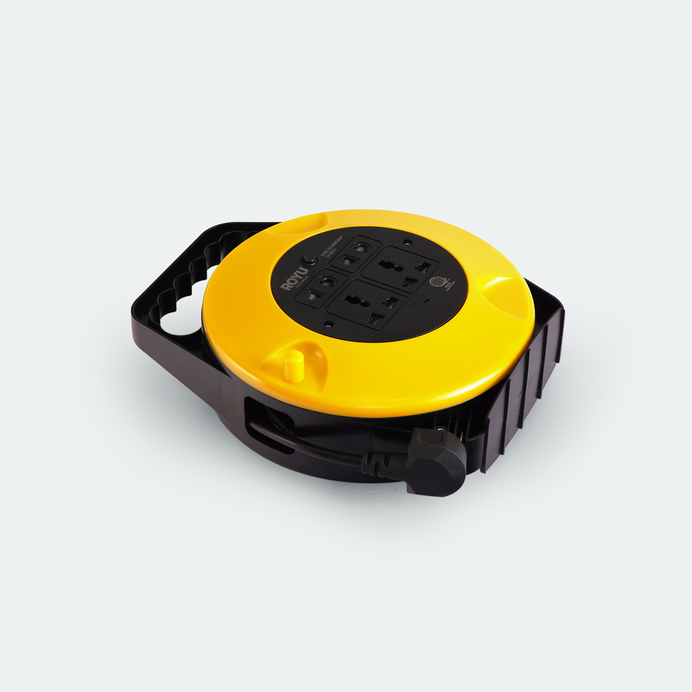 ROYU Extension Wheel with 4-Gang Universal Outlet
