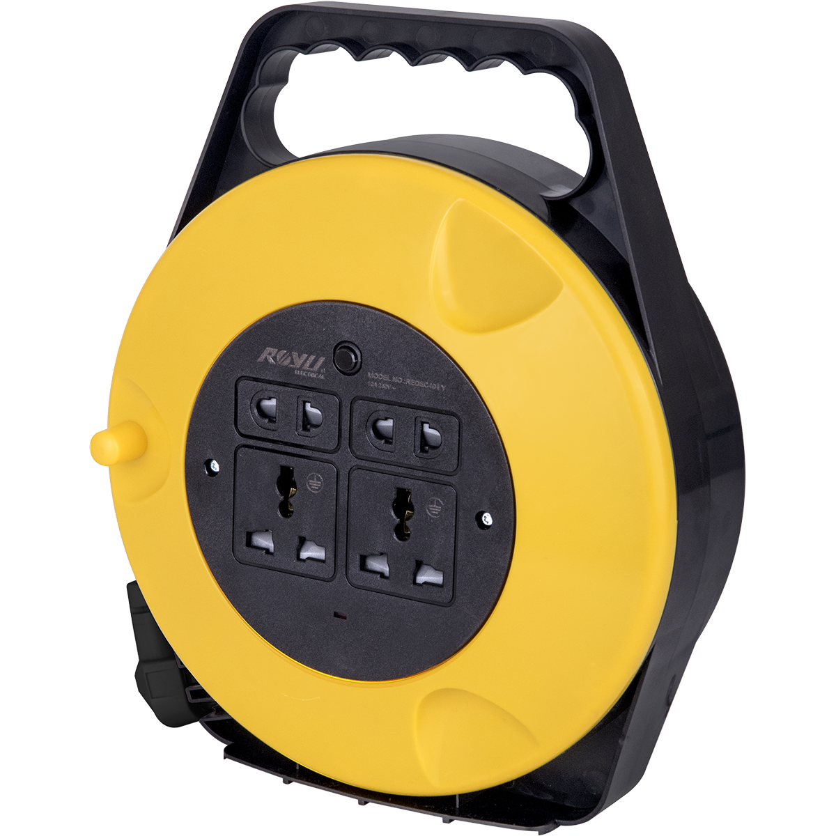 ROYU Extension Wheel with 4-Gang Universal Outlet