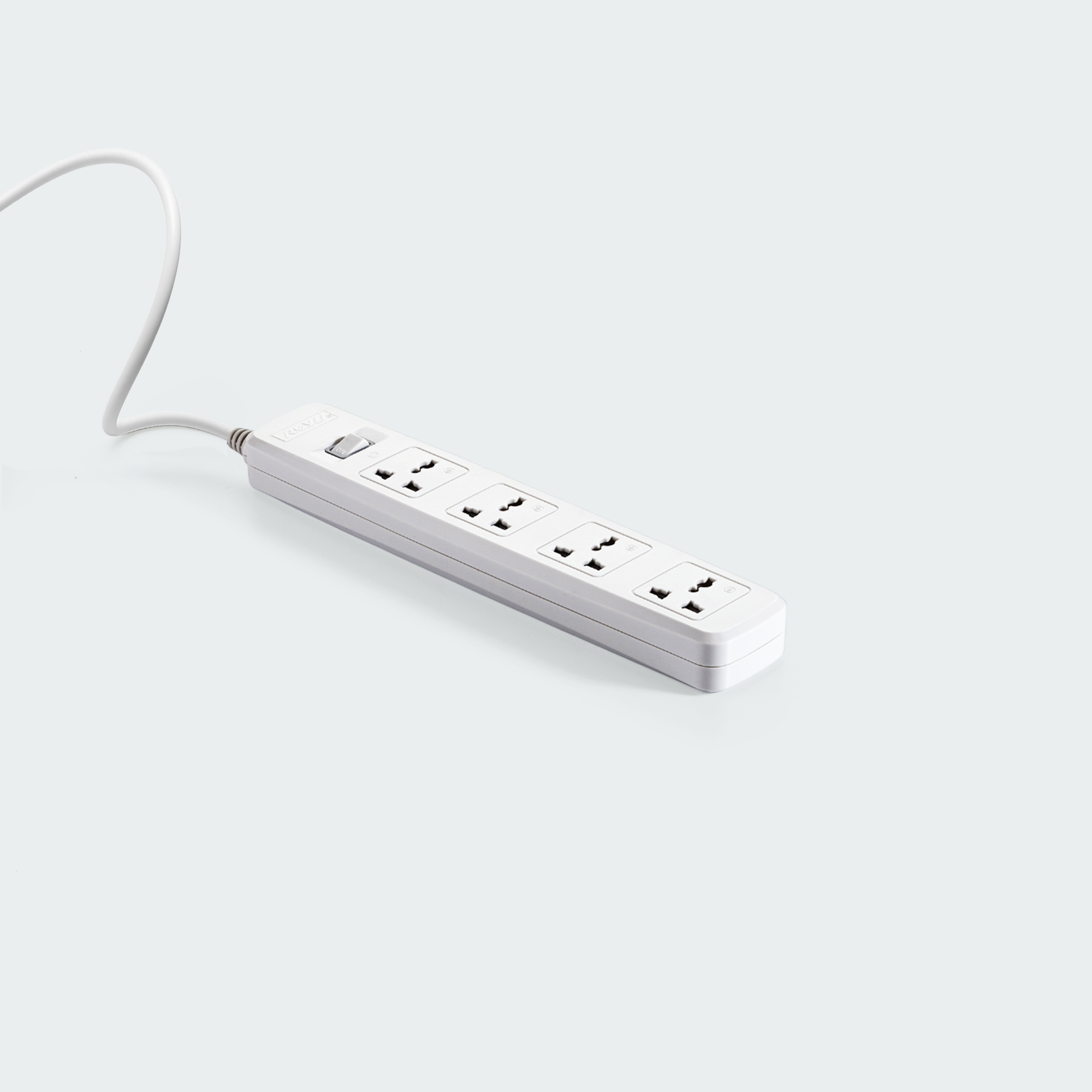 ROYU 4 Gang Power Extension Cord with One Master Switch