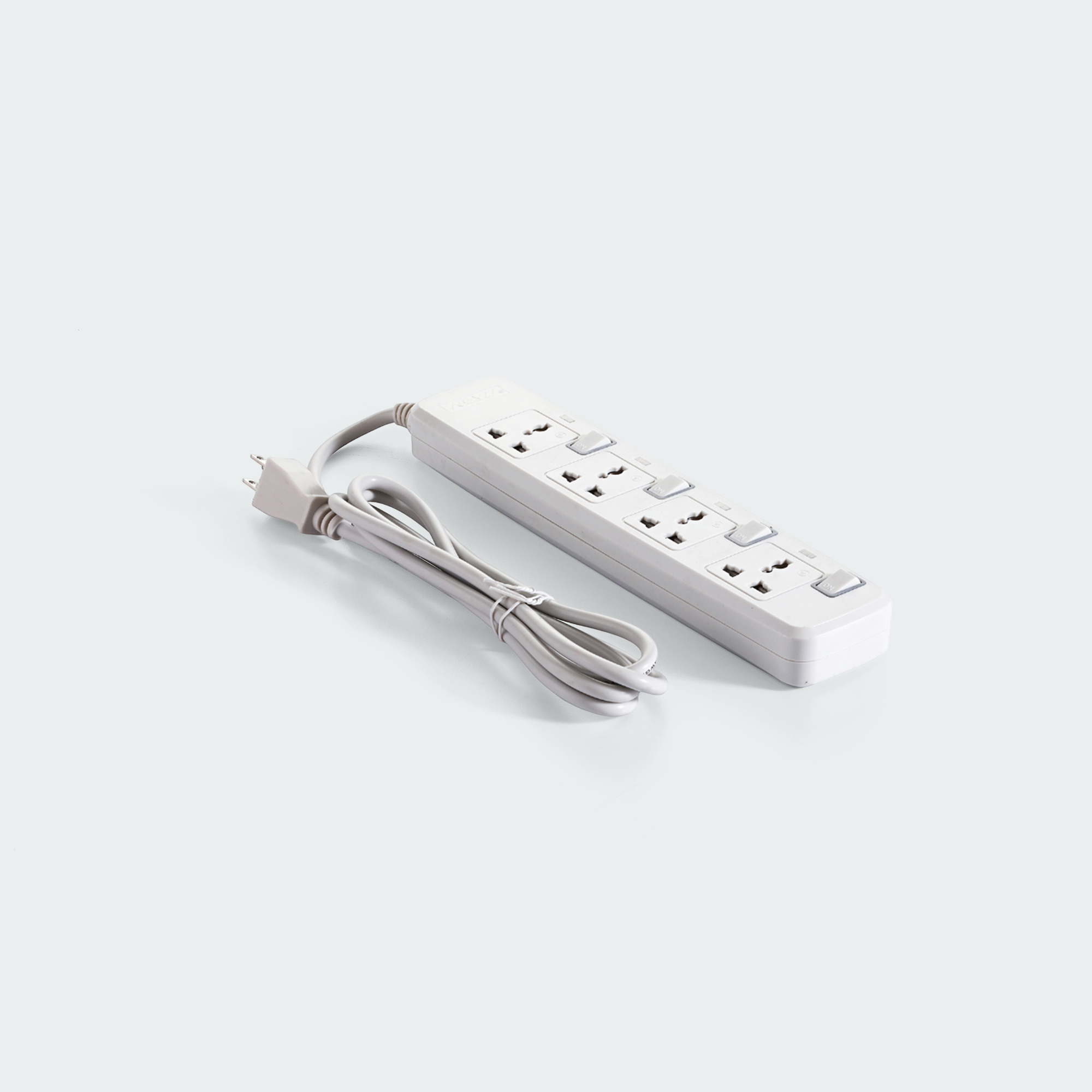 ROYU 4 Gang Power Extension Cord with Individual Switches
