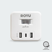 ROYU 4-Gang Cube Power Strips with USB Ports