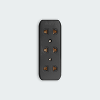 ROYU 3 Gang Surface Type Universal Outlet – FELCO Store