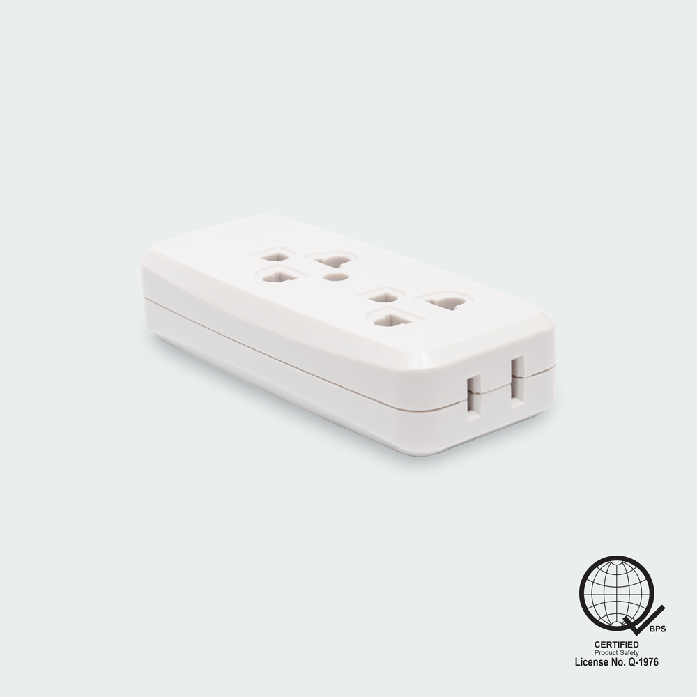 ROYU 2 + 1 Gang Surface Type Outlet with Ground