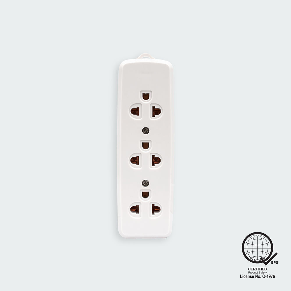 ROYU 3 + 1 Gang Surface Type Outlet with Ground