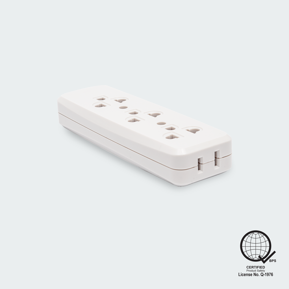 ROYU 3 + 1 Gang Surface Type Outlet with Ground