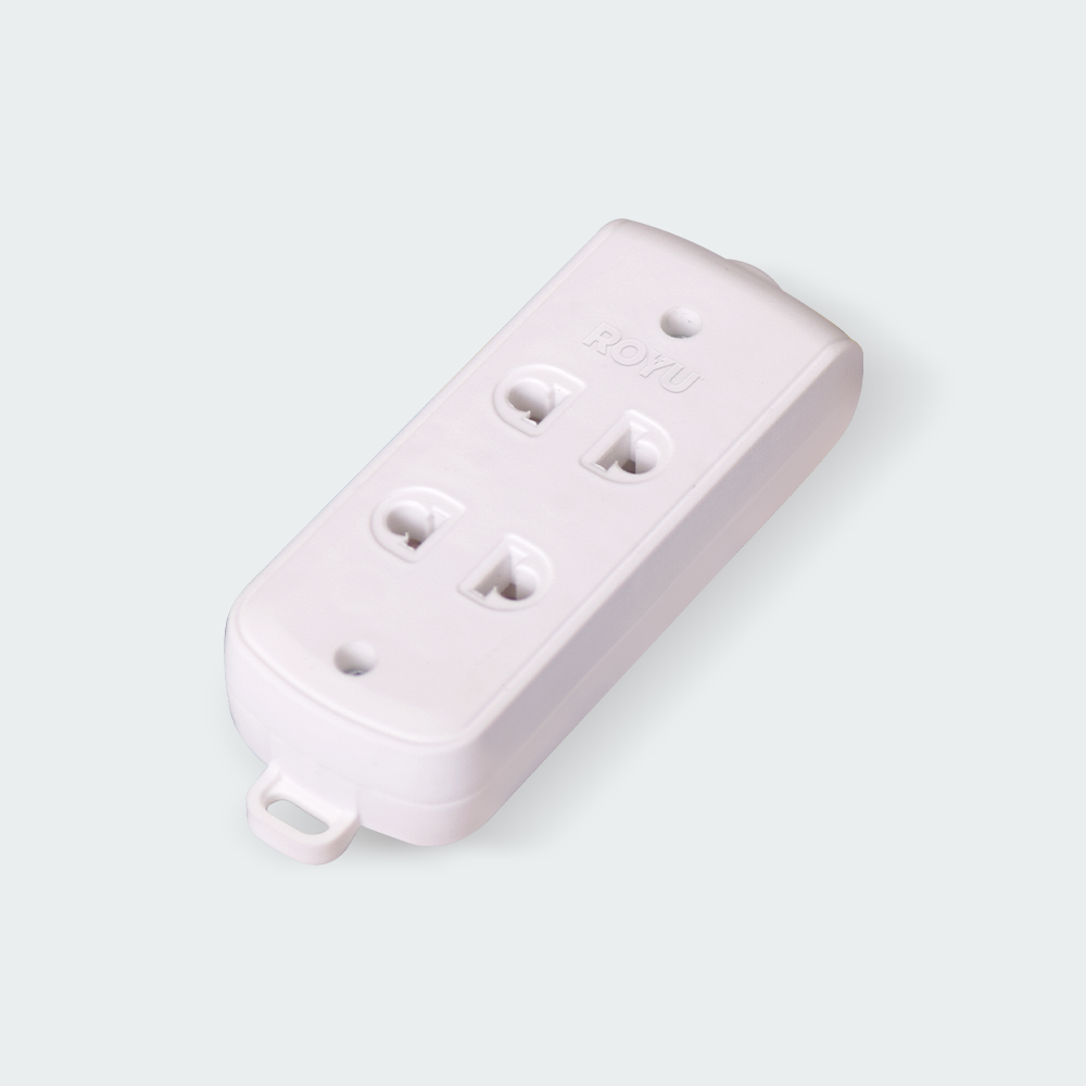 ROYU 2-Gang Universal Outlet Surface Type