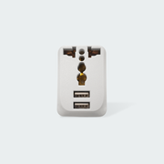 ROYU Universal Adapter with 2 USB Ports