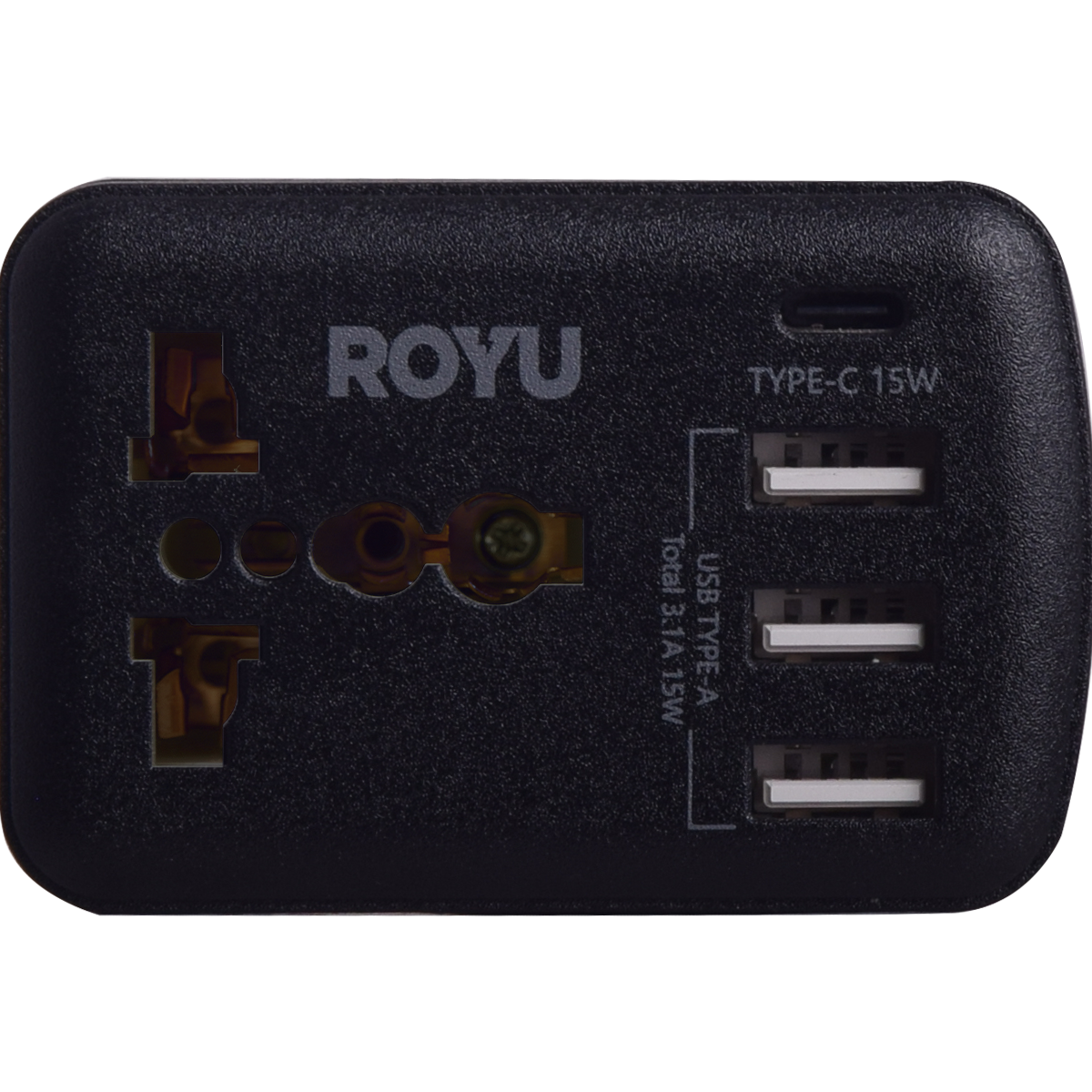 ROYU International Adapter w/ USB (3A+1C)