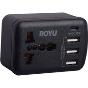 ROYU International Adapter w/ USB (3A+1C)