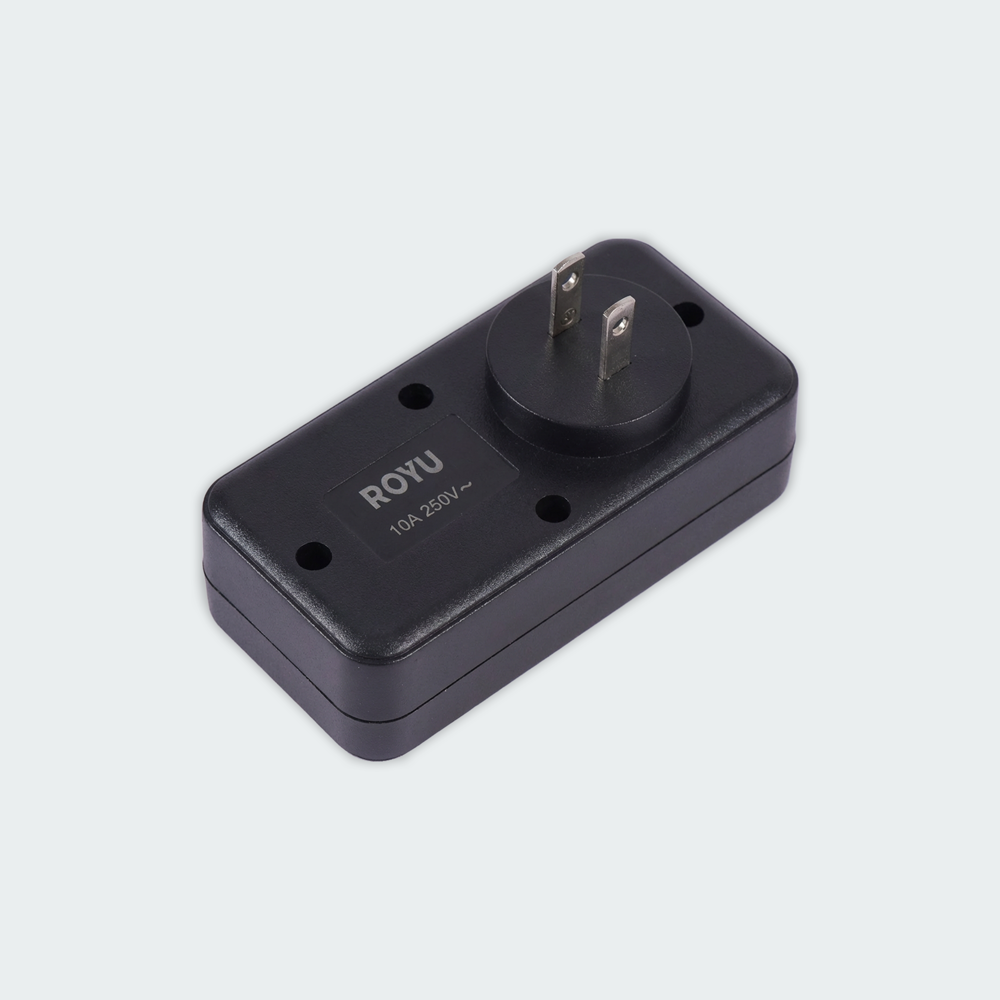 ROYU Universal Adapter (2 International + 2 Flat Pin Outlets) with Push Button Switch