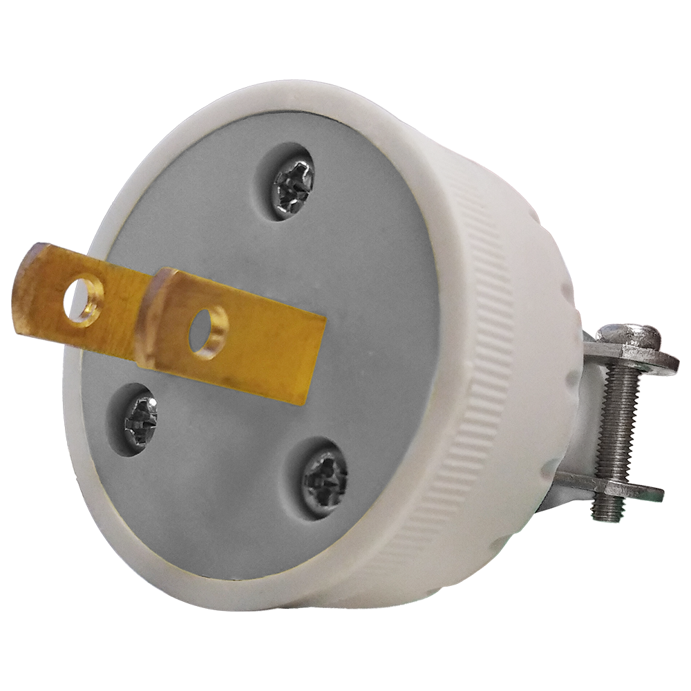 ROYU 10A PVC Plug with Clamp