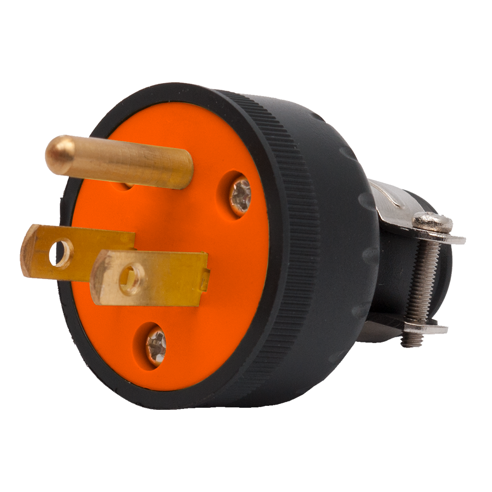 ROYU 10A PVC Plug with Clamp