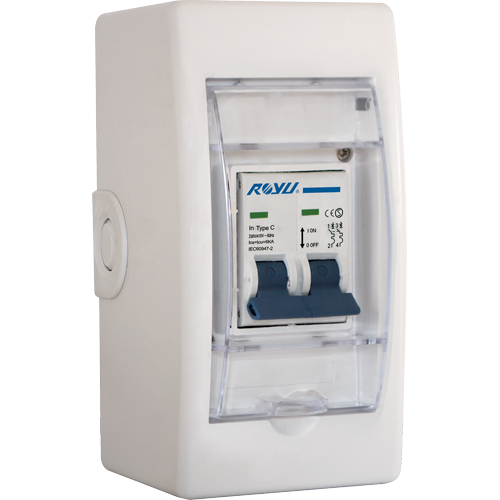 Royu Mini Safety Breaker 32A with Cover and Outlet