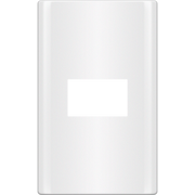 ROYU Plano 1 Gang Plate - White