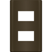 ROYU Plano 2 Gang Plate - Dark Gray