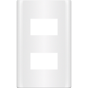 ROYU Plano 2 Gang Plate - White