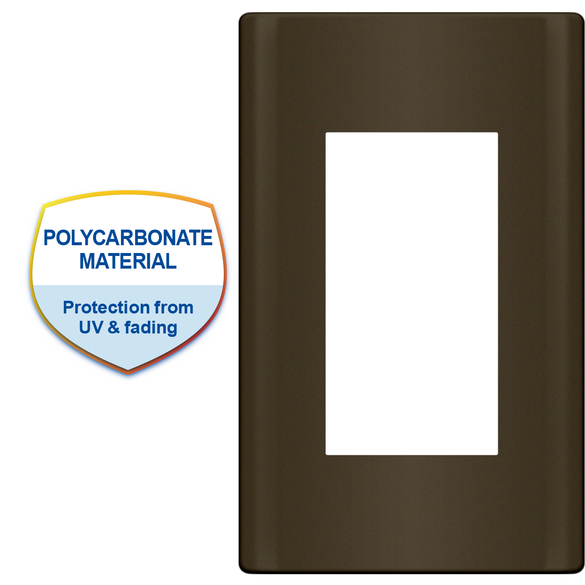 ROYU Plano 3 Gang Plate - Dark Gray