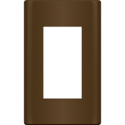 ROYU Plano 3 Gang Plate - Dark Wood